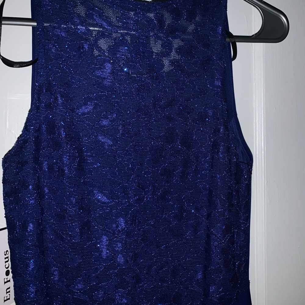 Blue NWT EnFocus Formal Dress